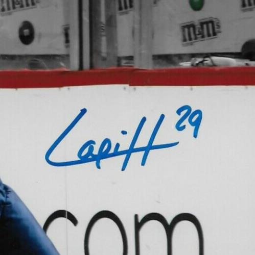 Signed Hendrix Lapierre Washington Capitals Autographed 8x10 Photo #3 Original