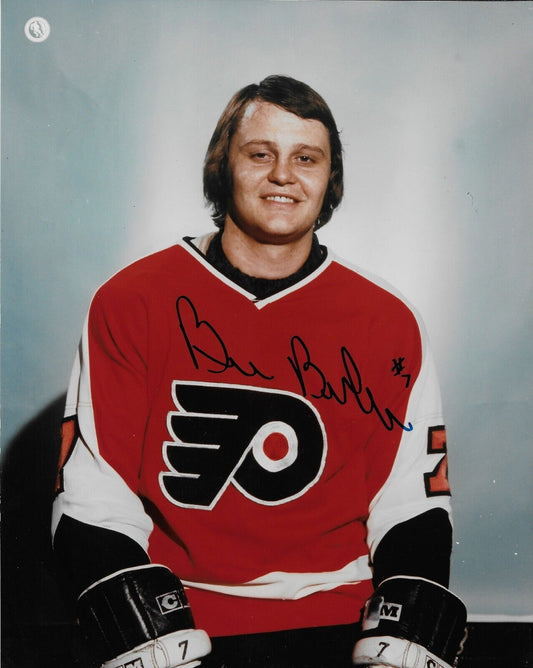 Signed Bill Barber Philadelphia Flyers Autographed 8x10 Photo #3 Original