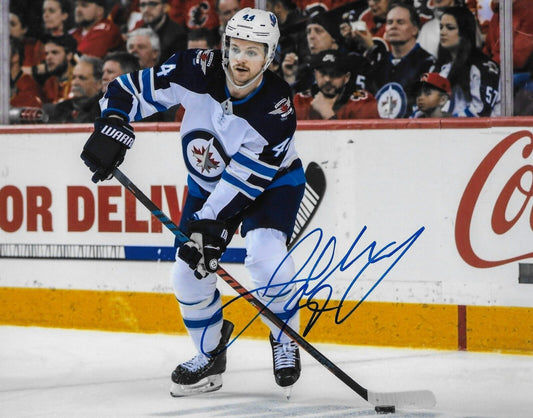 Autographed Winnipeg Jets Josh Morrissey Signed 8x10 Photo #2 Original