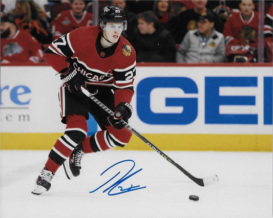 Signed Lukas Reichel Chicago Blackhawks Autographed 8x10 Photo #6 Original