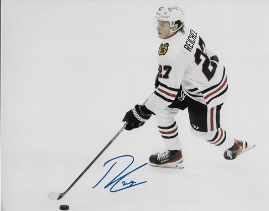 Signed Lukas Reichel Chicago Blackhawks Autographed 8x10 Photo #4 Original