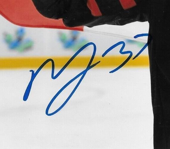 Photo originale signée Mason McTavish des Ducks d'Anaheim, 8 x 10, n° 2