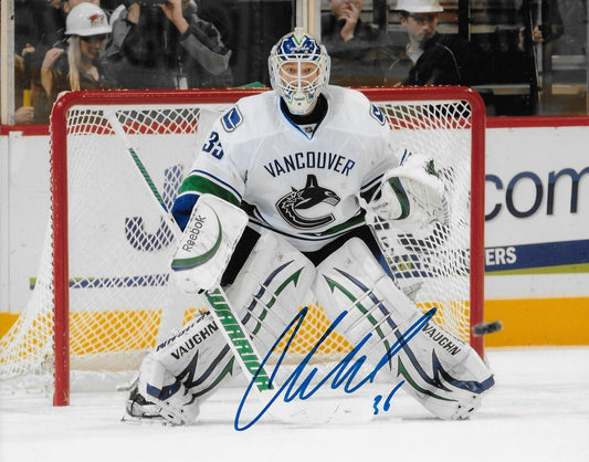 Photo autographiée 8x10 signée Cory Schneider Vancouver Canucks #3 Original