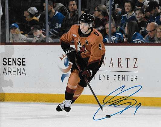 Signed Clayton Keller Arizona Coyotes Autographed 8x10 Photo #3 Original