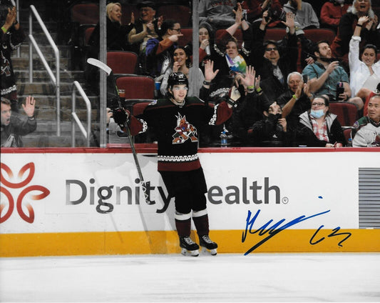 Signed Matias Maccelli Arizona Coyotes Autographed 8x10 Photo #1 Original