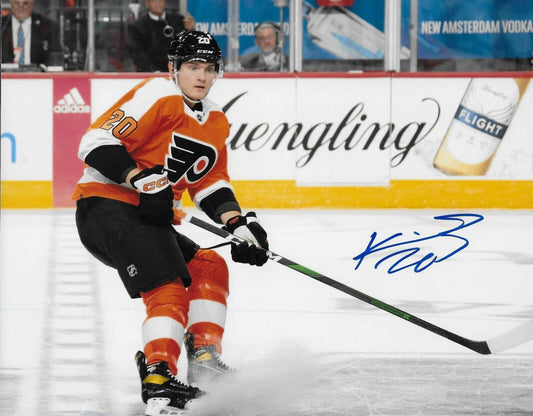 Signed Kieffer Bellows Philadelphia Flyers 8x10 Photo #3 AHL Marlies Original