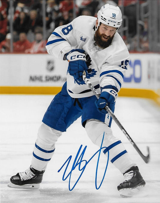 Signed Jordie Benn Toronto Maple Leafs Autographed 8x10 Photo #1 Original