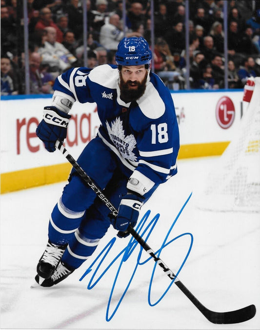 Photo autographiée 8x10 de Jordie Benn des Maple Leafs de Toronto #2