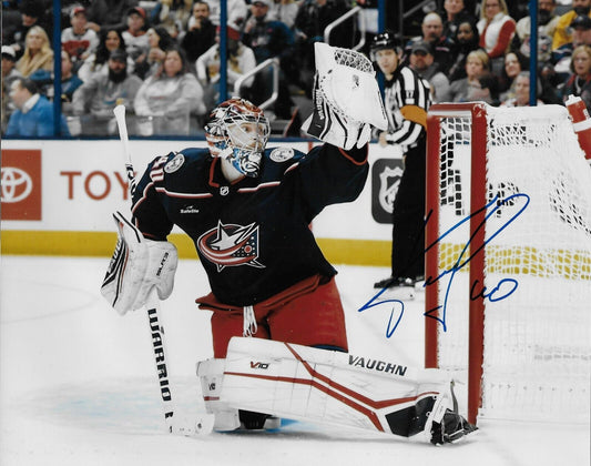 Signed Daniil Tarasov Columbus Blue Jackets Autographed 8x10 Photo #3 Original