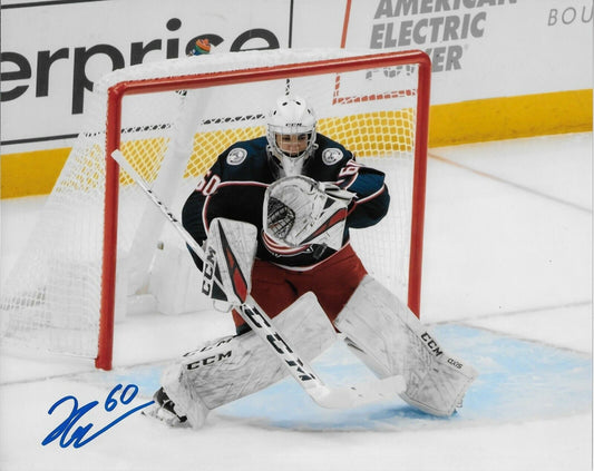 Signed Jet Greaves Columbus Blue Jackets Autographed 8x10 Photo #2 Original