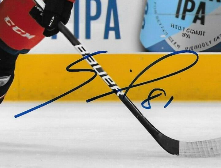 Signed Jakub Zboril Columbus Blue Jackets Autographed 8x10 Photo #1 Original
