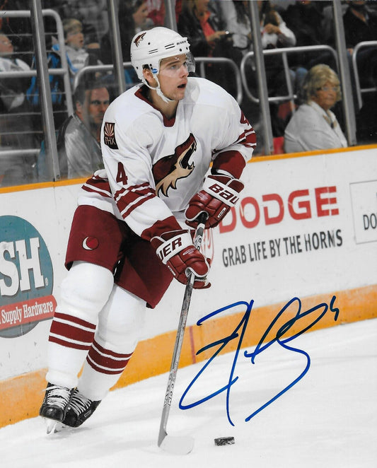 Photo autographiée 8x10 de Zbynek Michalek des Coyotes de l'Arizona n°1