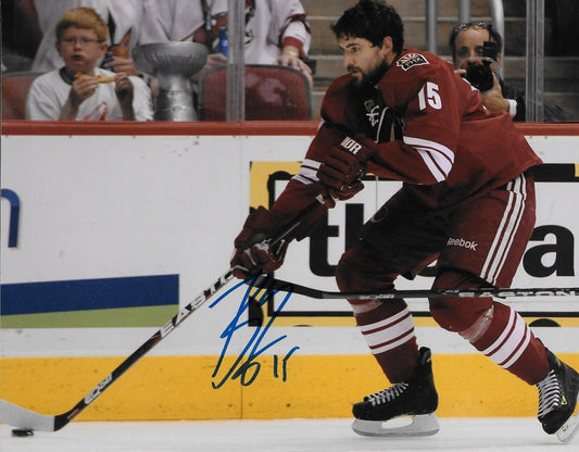 Signed Boyd Gordon Arizona Coyotes Autographed 8x10 Photo #1 Original