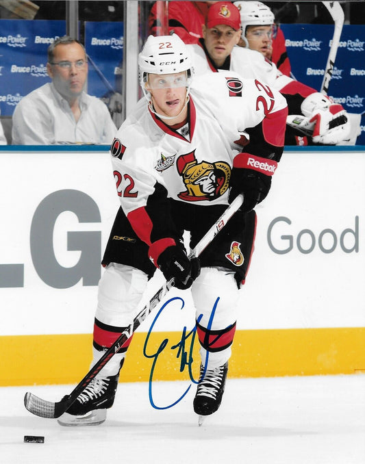 Signed Erik Condra Ottawa Senators Autographed 8x10 Photo #1 Original