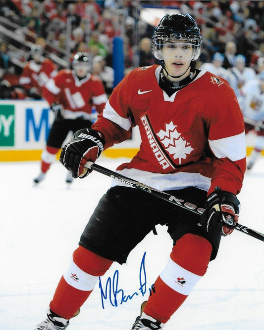 Autographed World Juniors Team Canada Michael Bournival 8x10 Photo #1 Original