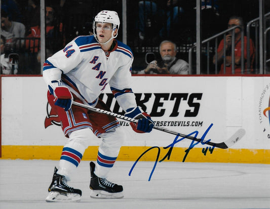 Signed Justin Falk New York Rangers Autographed 8x10 Photo #1 Original