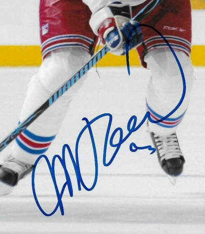 Signed Michal Rozsival New York Rangers Autographed 8x10 Photo #1 Original