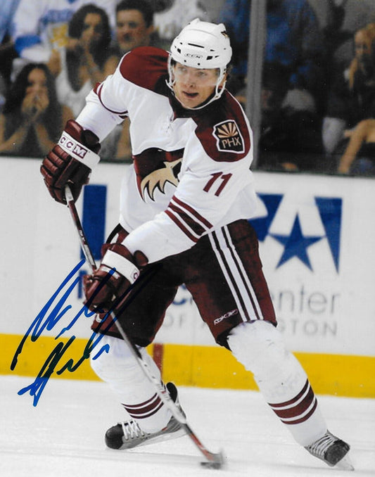 Photo autographiée 8x10 de Martin Hanzal des Coyotes de l'Arizona n° 3 originale