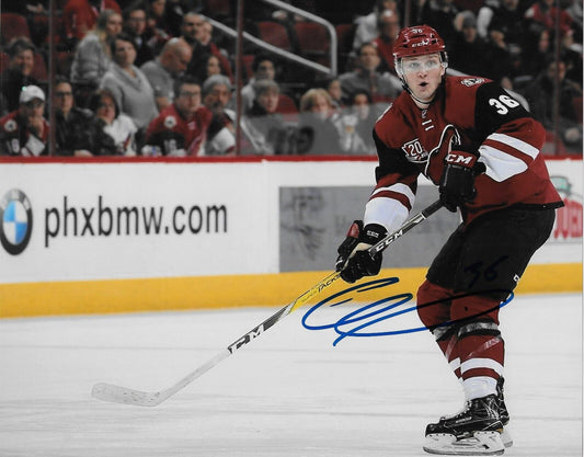Signed Christian Fischer Arizona Coyotes Autographed 8x10 Photo #1 Original