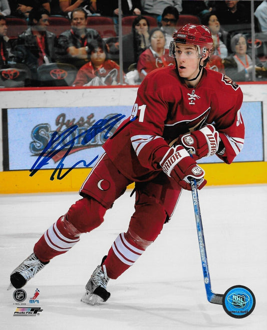 Photo autographiée 8x10 de Kyle Turris des Coyotes de l'Arizona n°1