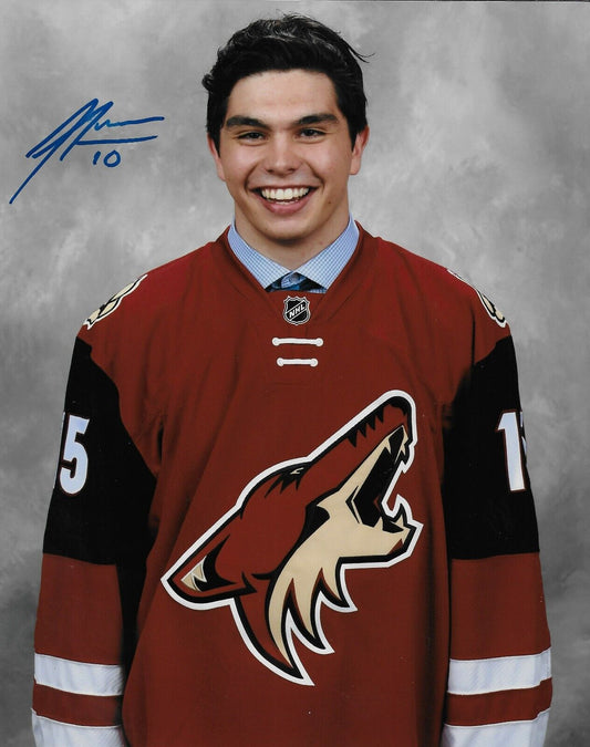 Signed Nicholas Merkley Arizona Coyotes Autographed 8x10 Photo #1 Original