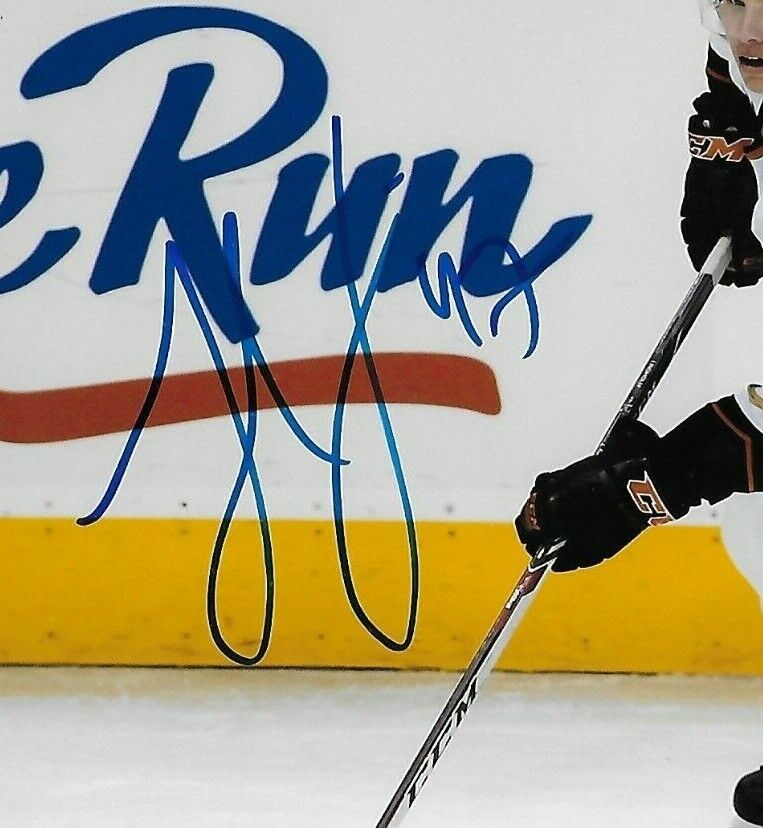 Signed Hampus Lindholm Anaheim Ducks Autographed 8x10 Photo #1 Original