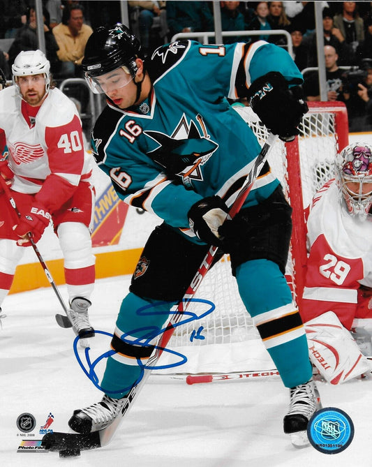 Signed Devin Setoguchi San Jose Sharks Autographed 8x10 Photo #4 Original