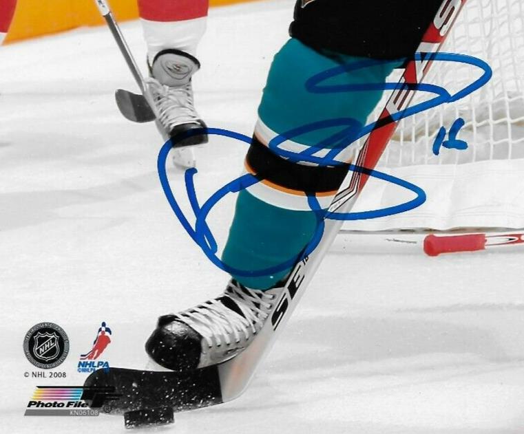 Signed Devin Setoguchi San Jose Sharks Autographed 8x10 Photo #4 Original
