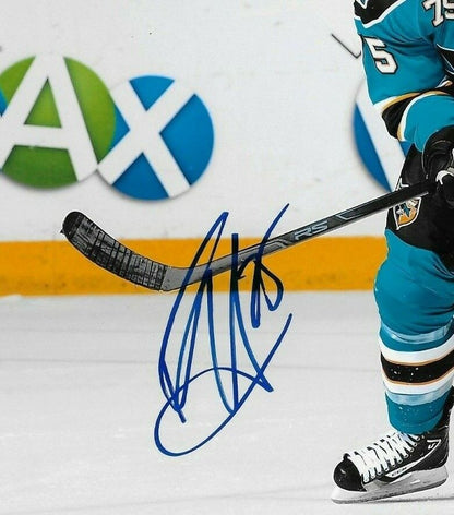 Signed Freddie Hamilton San Jose Sharks Autographed 8x10 Photo #1 Original