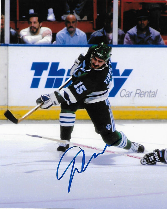 Signed Dave Tippett Hartford Whalers Autographed 8x10 Photo #1 Original