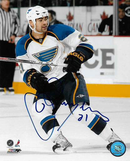 Signed Jamal Mayers St Louis Blues Autographed 8x10 Photo #1 Original