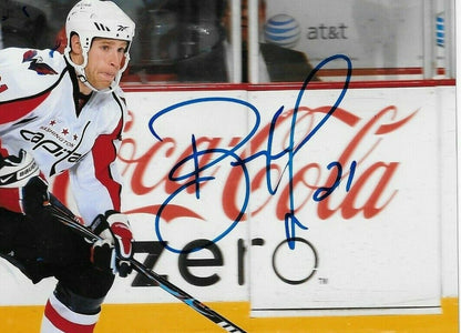 Photo autographiée 8x10 signée Brooks Laich Washington Capitals #1 Original