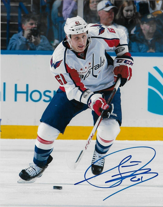 Signed Steve Oleksy Washington Capitals Autographed 8x10 Photo #1 Original