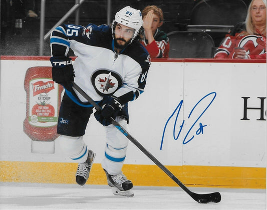 Signed Mathieu Perreault Winnipeg Jets Autographed 8x10 Photo #1 Original