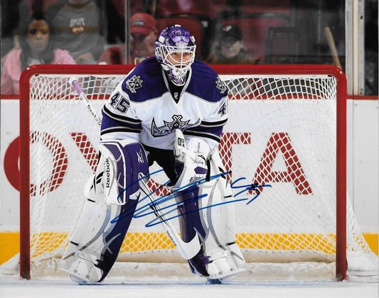 Signed Jonathan Bernier Los Angeles Kings Autographed 8x10 Photo #1 Original