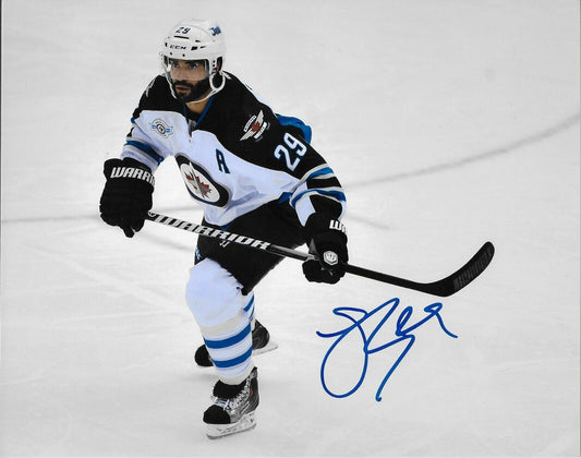 Signed Johnny Oduya Winnipeg Jets Autographed 8x10 Photo #1 Original