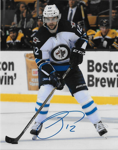 Signed Drew Stafford Winnipeg Jets Autographed 8x10 Photo #1 Original