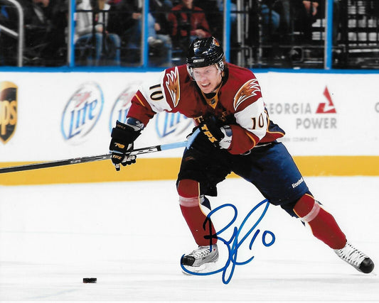 Signed Bryan Little Atlanta Thrashers Autographed 8x10 Photo #1 Original