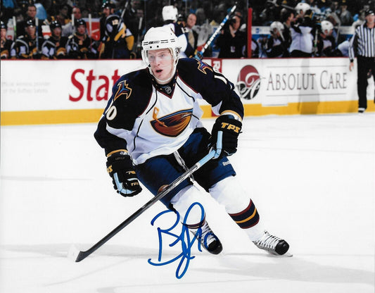 Signed Bryan Little Atlanta Thrashers Autographed 8x10 Photo #3 Original
