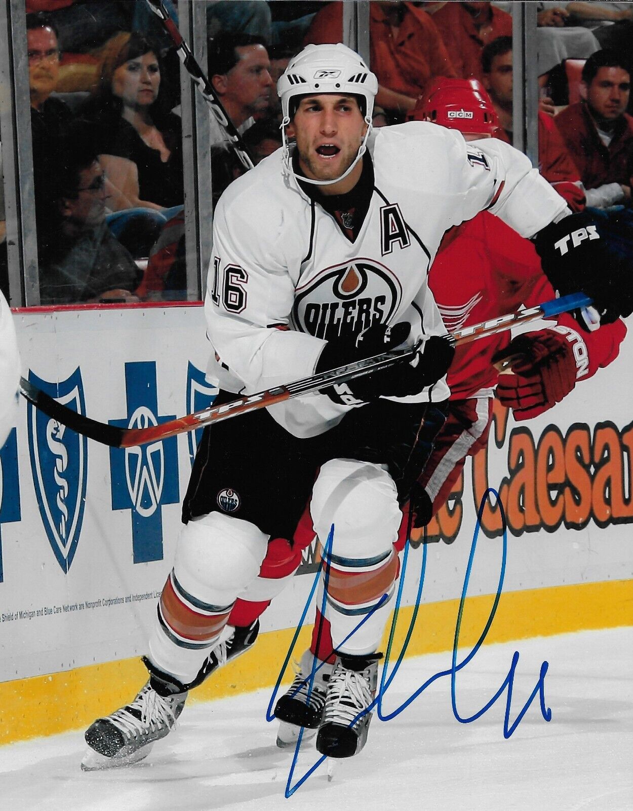 Signed Jarret Stoll Edmonton Oilers Autographed 8x10 Photo #4 Original