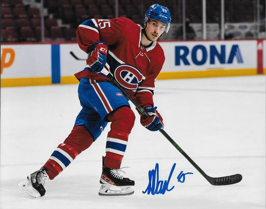 Signed Laurent Dauphin Montreal Canadiens Autographed 8x10 Photo #3 Original