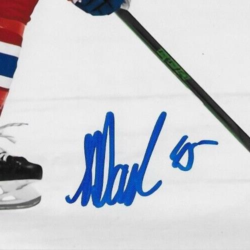 Signed Laurent Dauphin Montreal Canadiens Autographed 8x10 Photo #3 Original