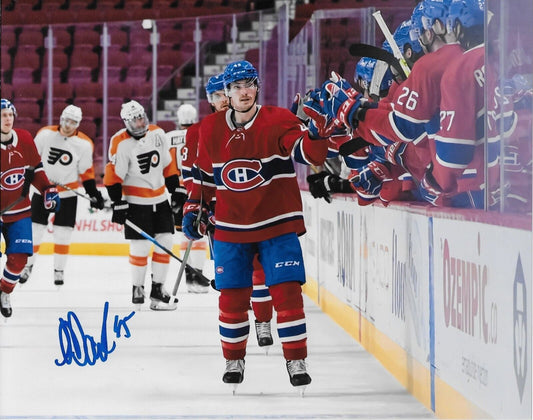 Signed Laurent Dauphin Montreal Canadiens Autographed 8x10 Photo #4 Original