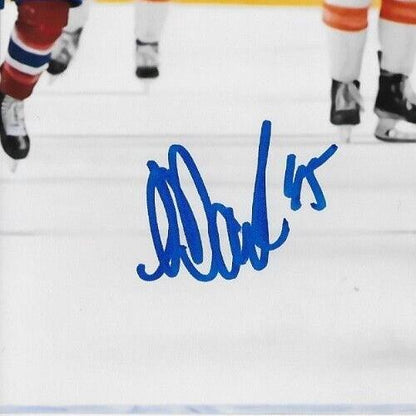 Signed Laurent Dauphin Montreal Canadiens Autographed 8x10 Photo #4 Original