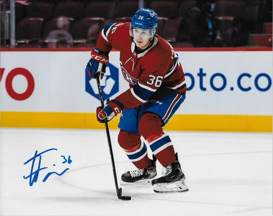 Signed Gianni Fairbrother Montreal Canadiens Autographed 8x10 Photo #1 Original