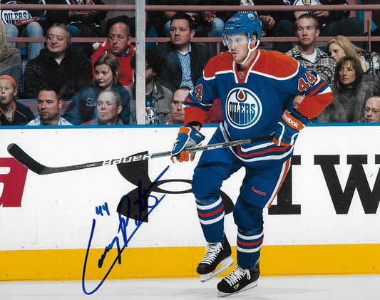 Photo autographiée 8x10 de Corey Potter des Oilers d'Edmonton #1