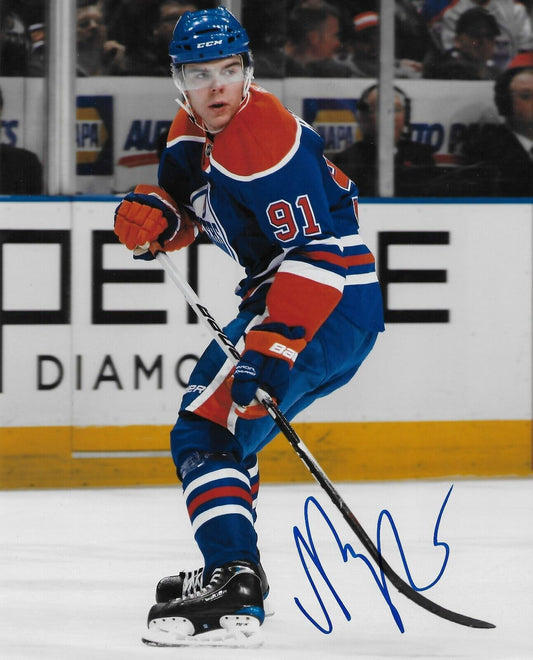 Signed Magnus Paajarvi Edmonton Oilers Autographed 8x10 Photo #1 Original