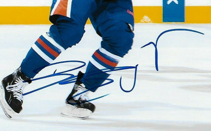 Photo autographiée 8x10 de Ben Eager des Oilers d'Edmonton #1 originale