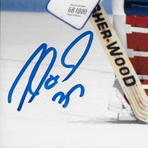 Photo autographiée 8x10 signée André Racicot par les Canadiens de Montréal #3