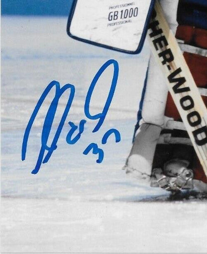 Photo autographiée 8x10 signée André Racicot par les Canadiens de Montréal #1